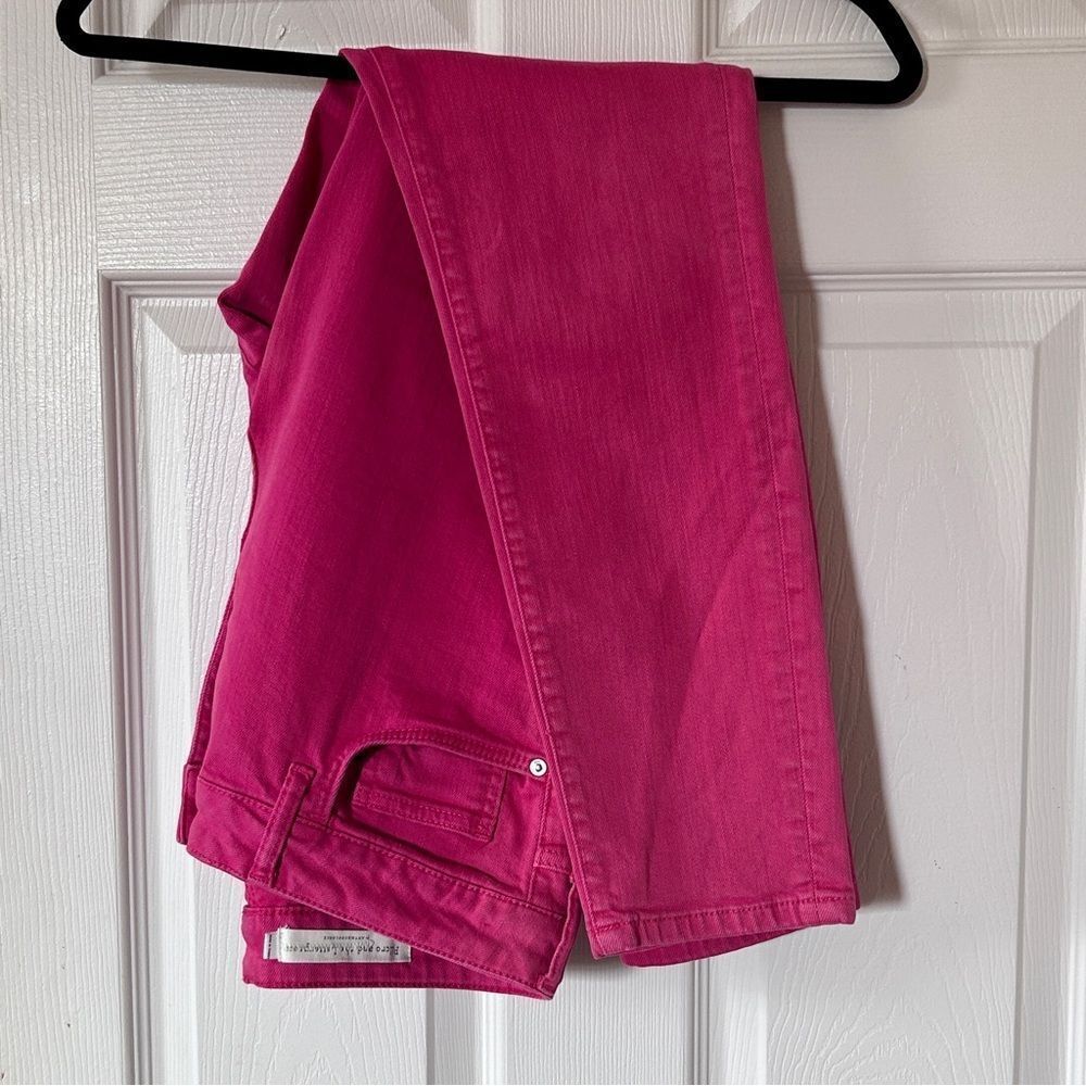 Anthropologie Pilcro Mid Rise Skinny Jeans in Pink - Picture 7 of 10